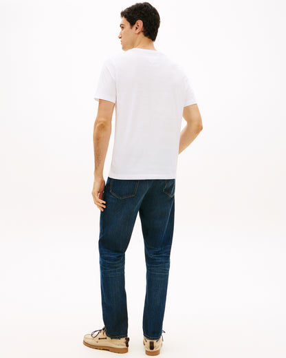 Tommy Hilfiger Brand Love Mono Stack Mens T-Shirt - White