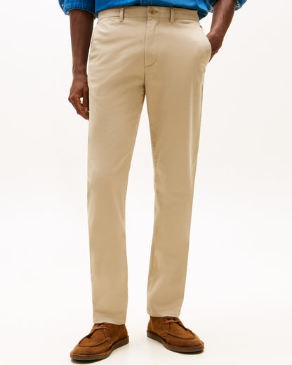 Tommy Hilfiger Core Denton Essential Mens Straight Twill Chinos - Batique Khaki