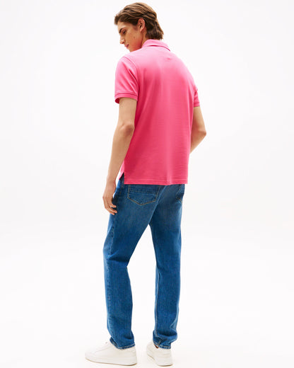 Tommy Hilfiger 1985 Regular Fit Mens Polo - Pink Alert