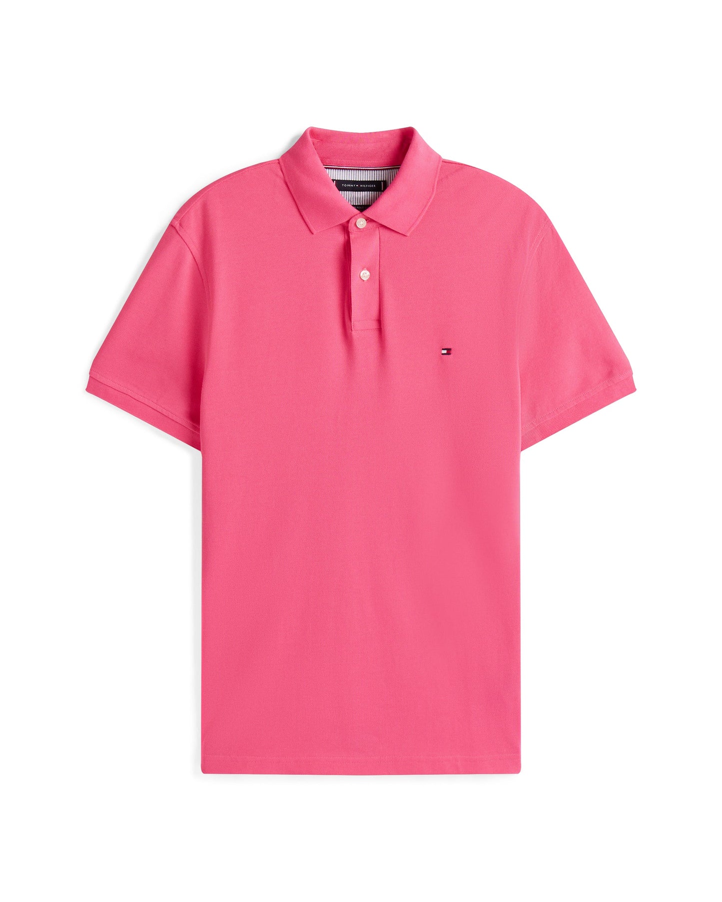 Tommy Hilfiger 1985 Regular Fit Mens Polo - Pink Alert