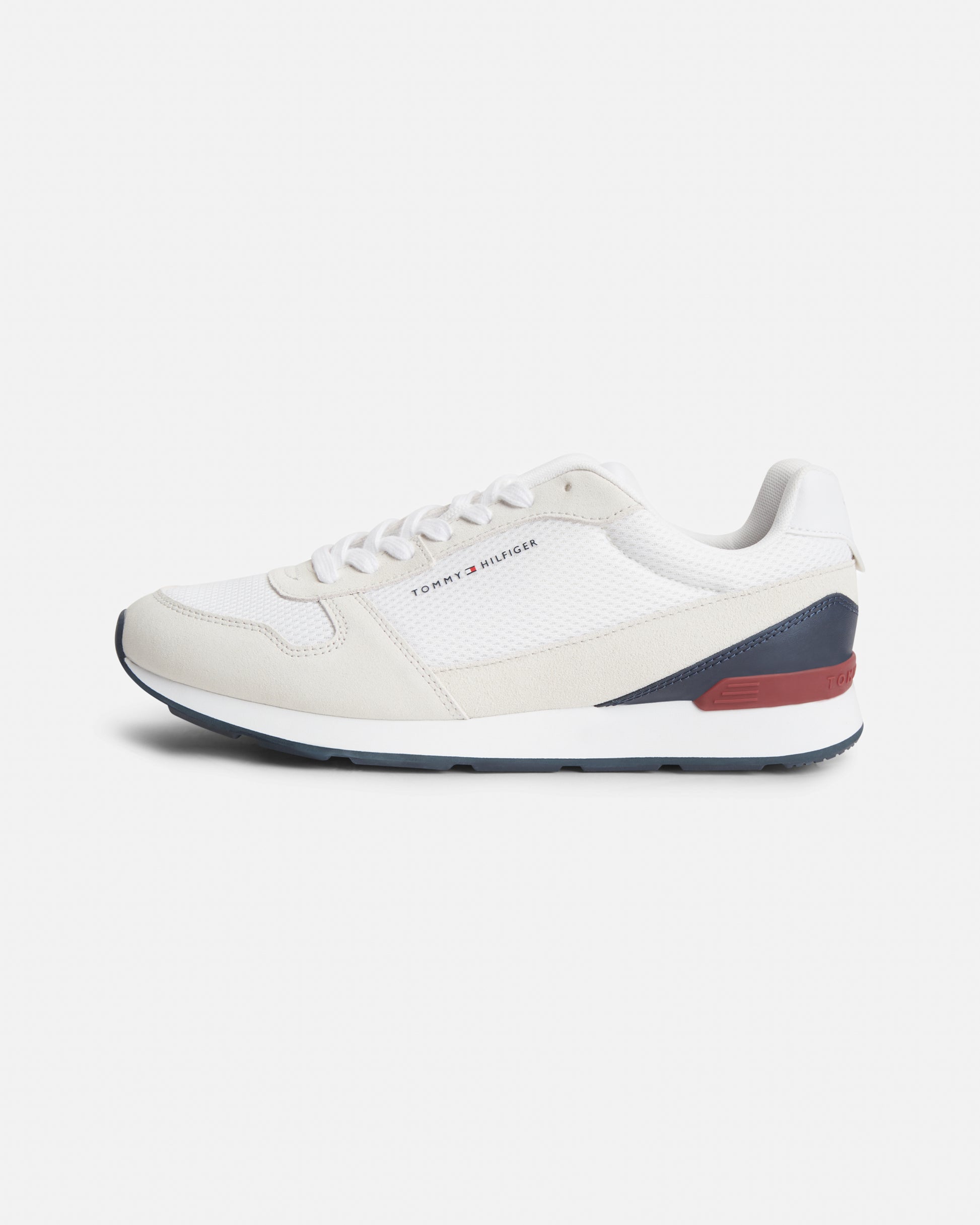 Tommy Hilfiger Light EVA Mens Mesh Trainers - Red/White/Blue | CHO | Designer Mens Trainers