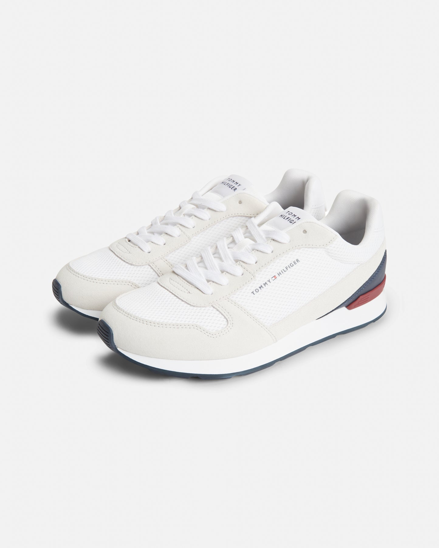 Tommy Hilfiger Light EVA Mens Mesh Trainers - Red/White/Blue | CHO | Designer Mens Trainers