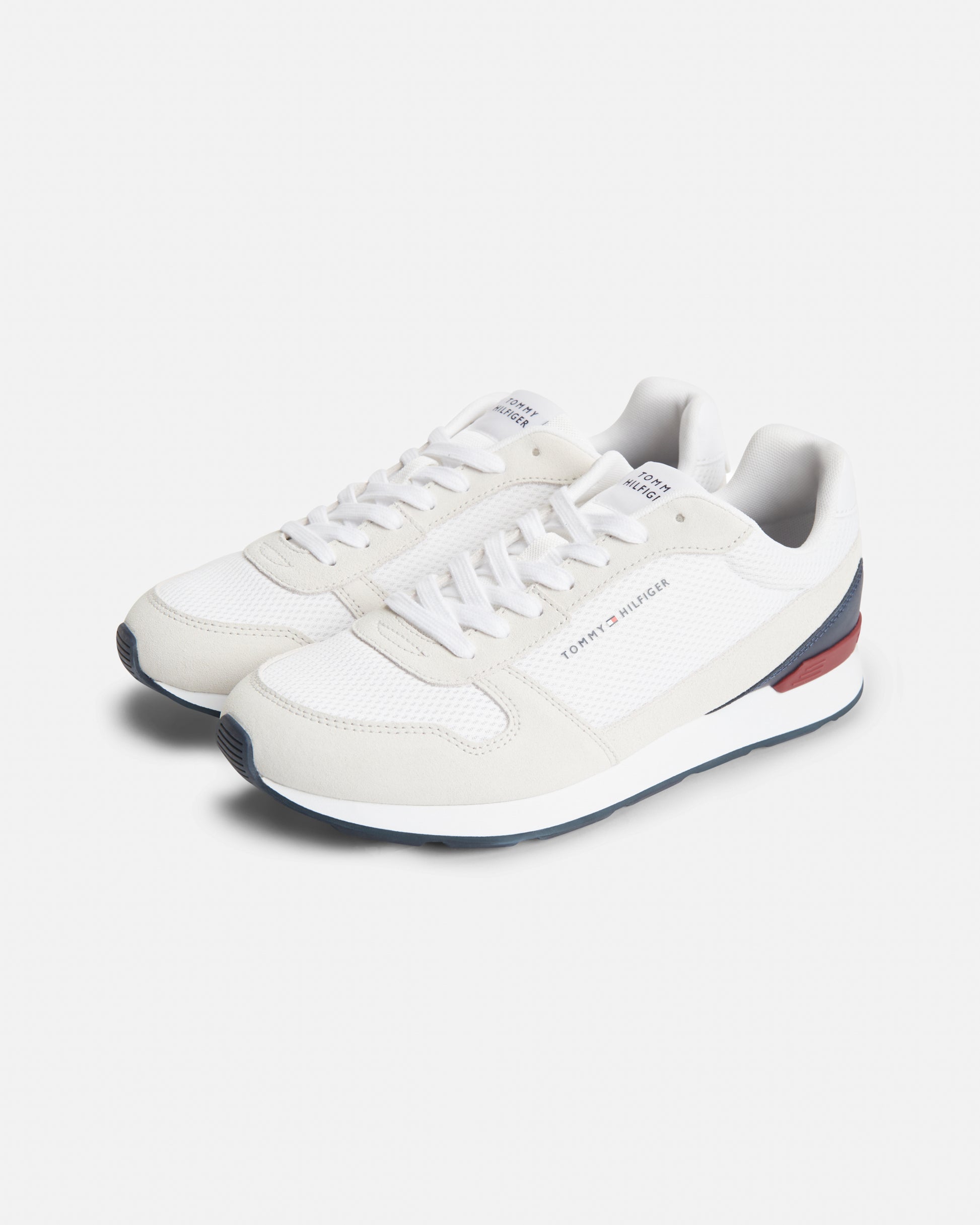 Tommy Hilfiger Light EVA Mens Mesh Trainers - Red/White/Blue | CHO | Designer Mens Trainers