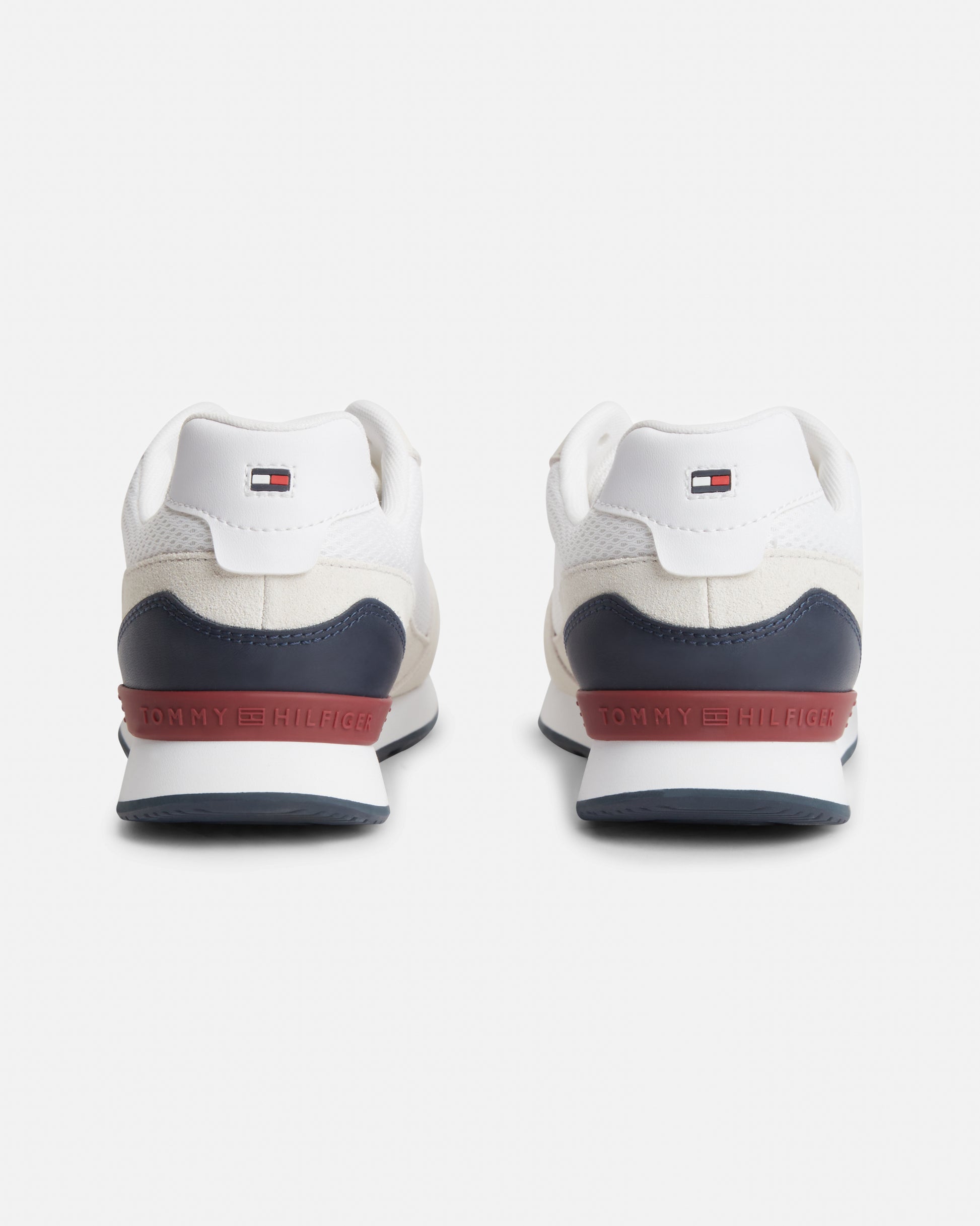 Tommy Hilfiger Light EVA Mens Mesh Trainers - Red/White/Blue | CHO | Designer Mens Trainers