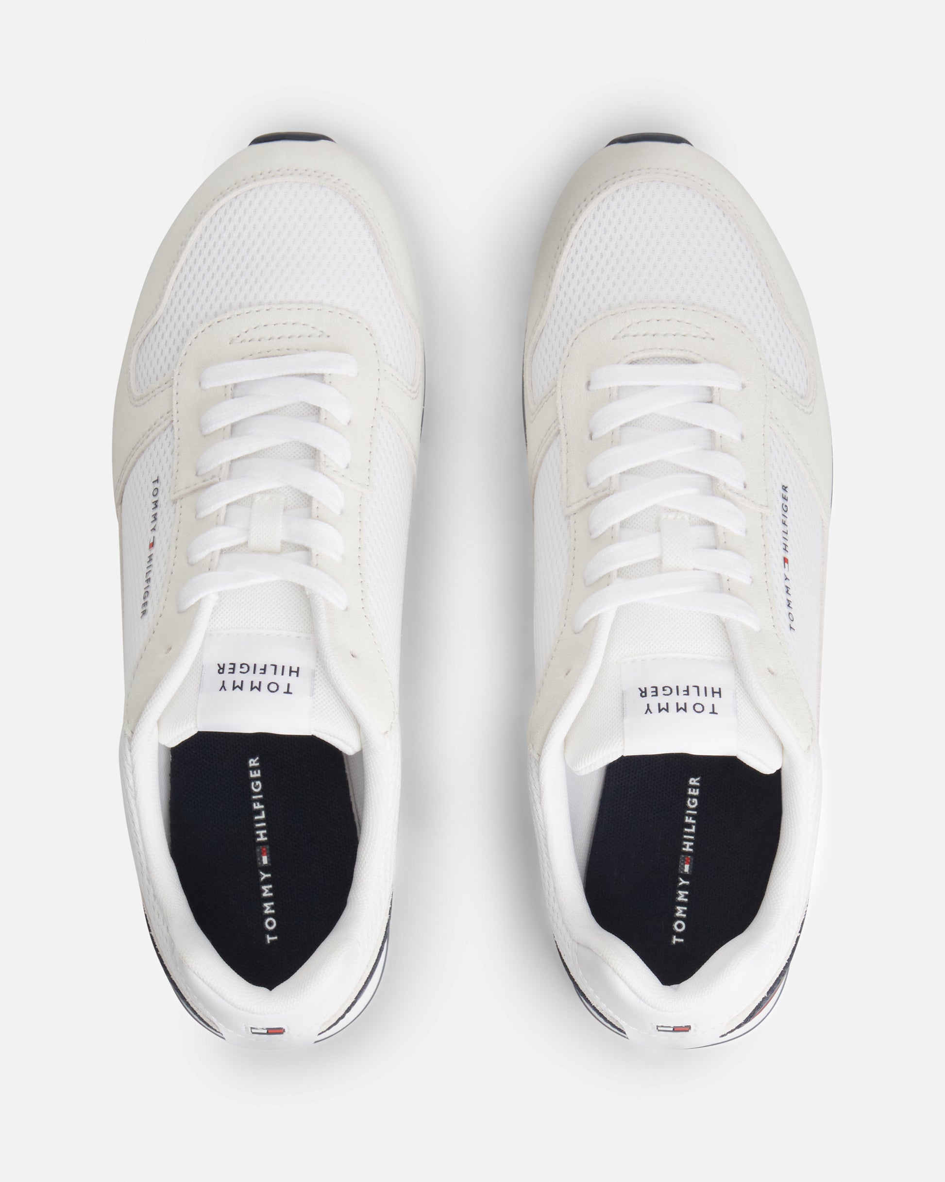 Tommy Hilfiger Light EVA Mens Mesh Trainers - Red/White/Blue | CHO | Designer Mens Trainers