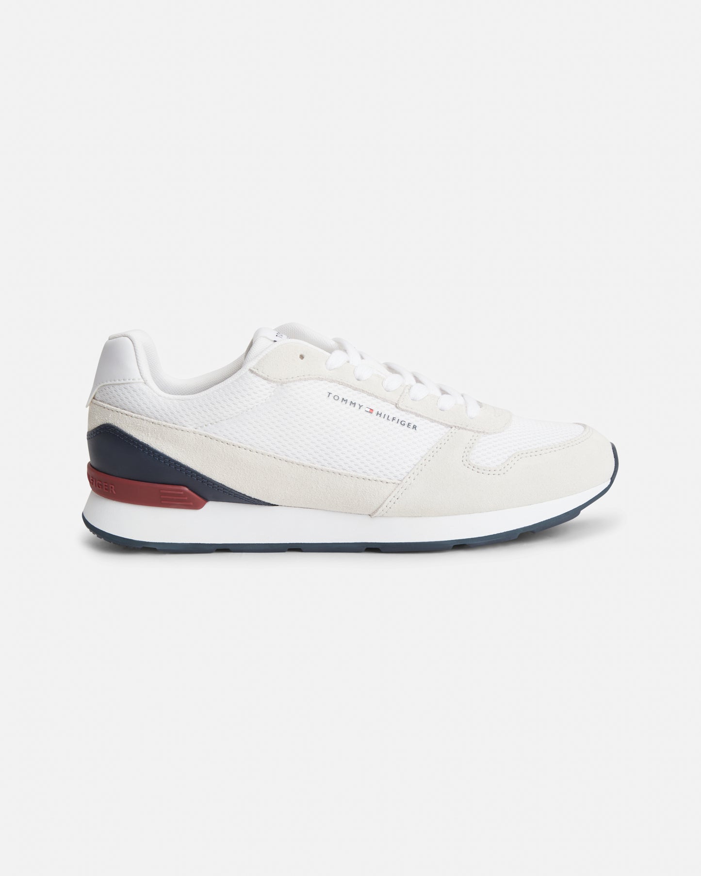Tommy Hilfiger Light EVA Mens Mesh Trainers - Red/White/Blue | CHO | Designer Mens Trainers