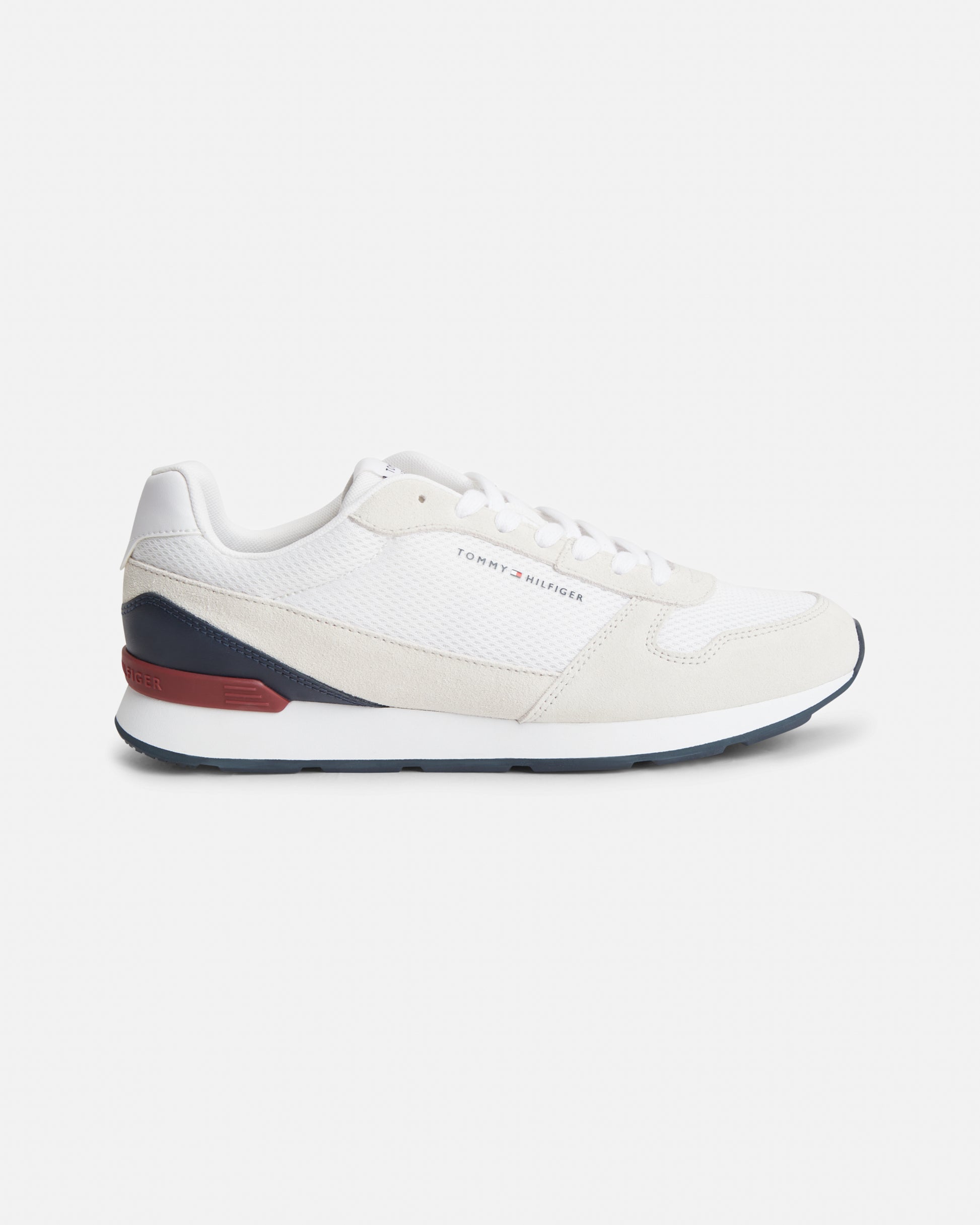 Tommy Hilfiger Light EVA Mens Mesh Trainers - Red/White/Blue | CHO | Designer Mens Trainers