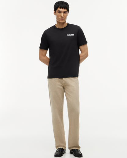 Tommy Hilfiger Nautical Back Graphic Mens T - Shirt - Black | CHO | Designer Mens Graphic T - Shirts