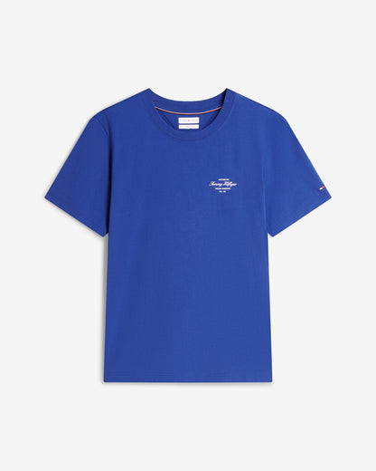 Tommy Hilfiger Nautical Back Photo Mens T - Shirt - Pigment Blue | CHO | Designer Mens Graphic T - Shirts