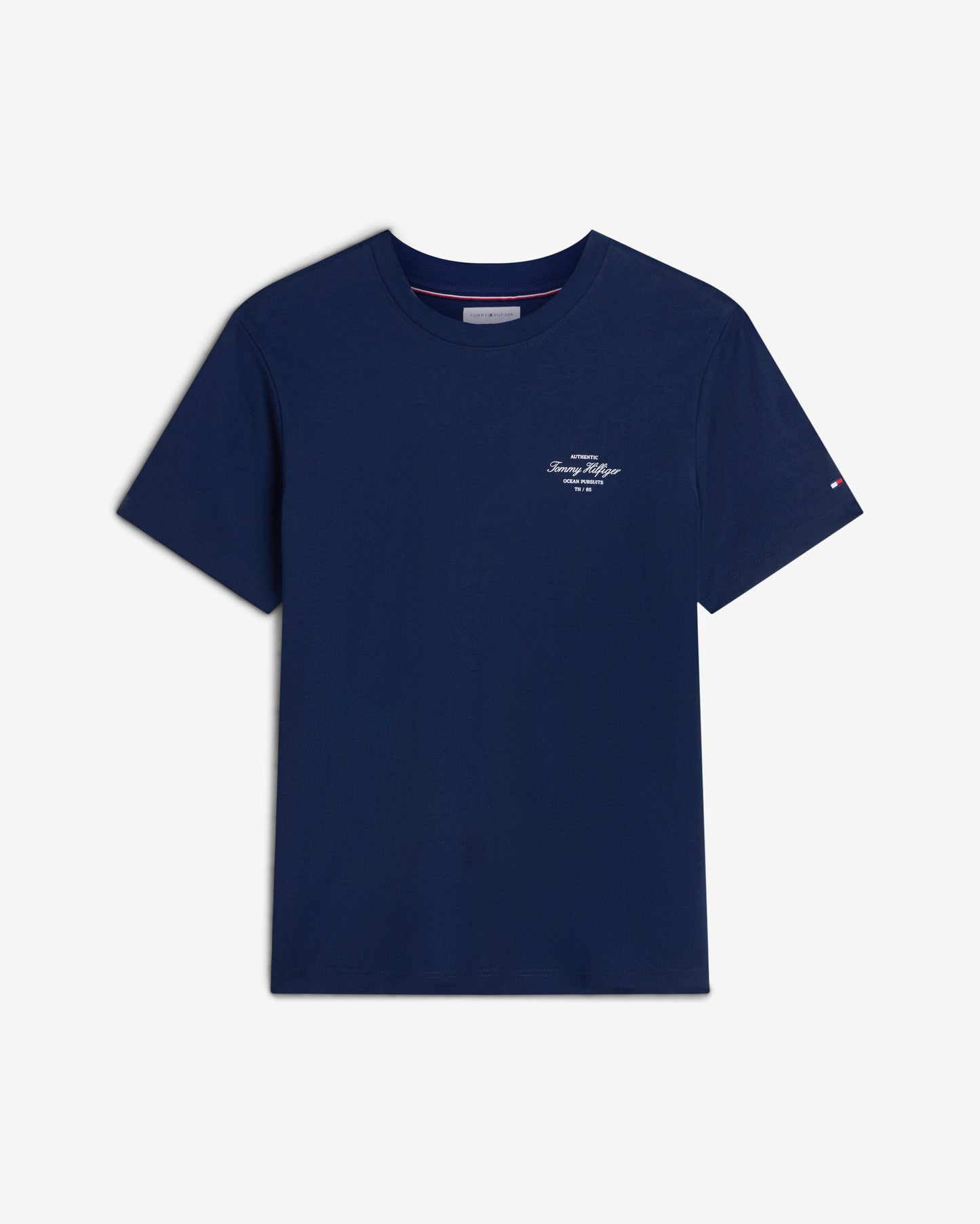 Tommy Hilfiger Nautical Back Photo Mens T - Shirt - Carbon Navy | CHO | Designer Mens Graphic T - Shirts