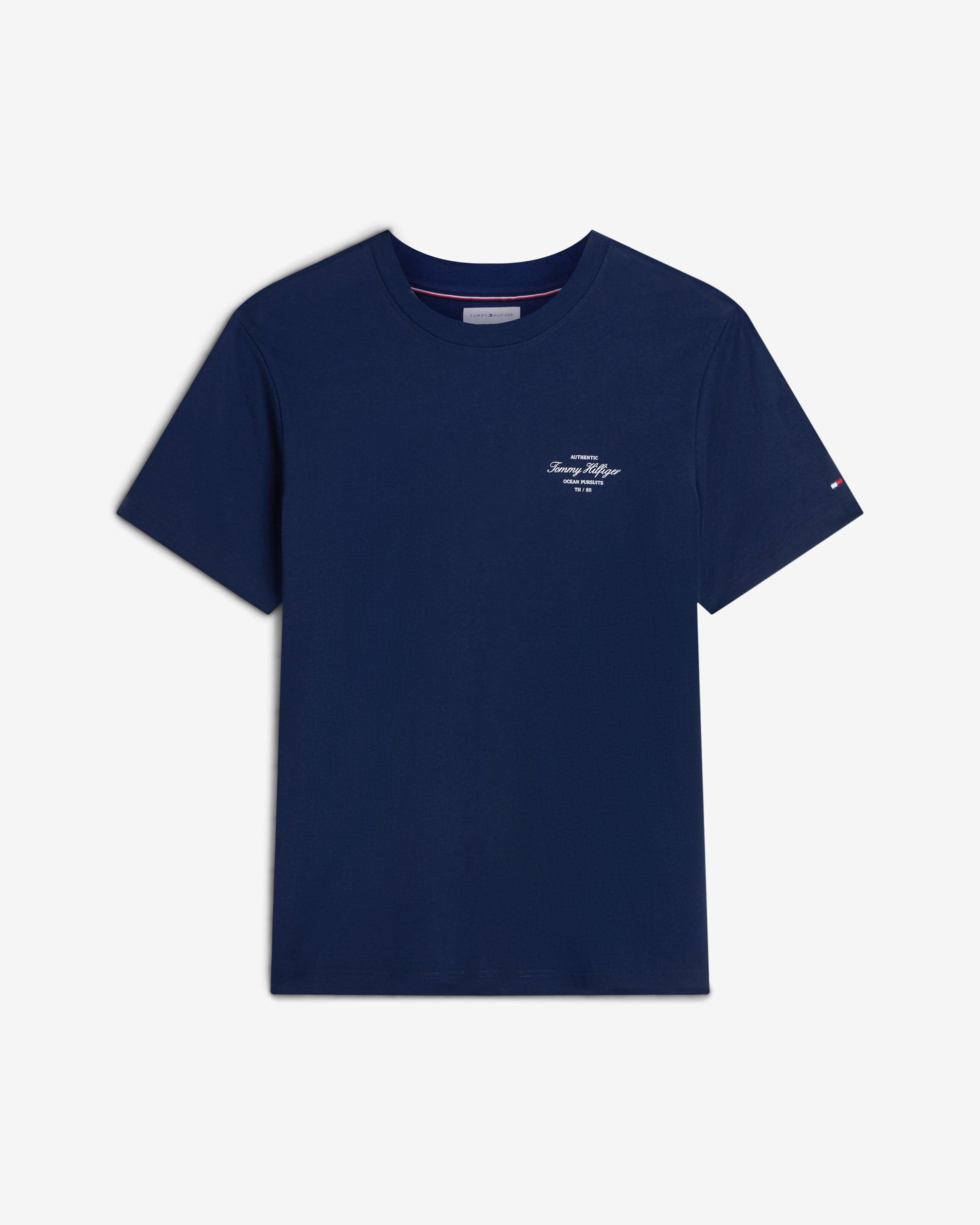 Tommy Hilfiger Nautical Back Photo Mens T - Shirt - Carbon Navy | CHO | Designer Mens Graphic T - Shirts