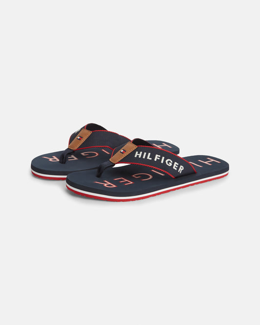 Tommy Hilfiger Sporty Hilfiger Mens Beach Sandals - Desert Sky