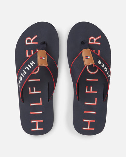 Tommy Hilfiger Sporty Hilfiger Mens Beach Sandals - Desert Sky