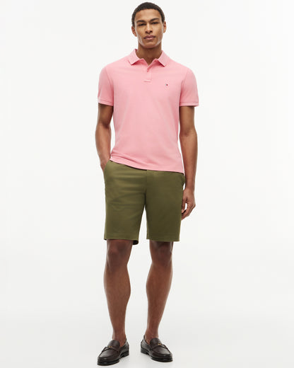 Tommy Hilfiger Garment Dyed Regular Fit Mens Polo - Doll Pink | CHO | Designer Mens Short Sleeve Polo Shirts