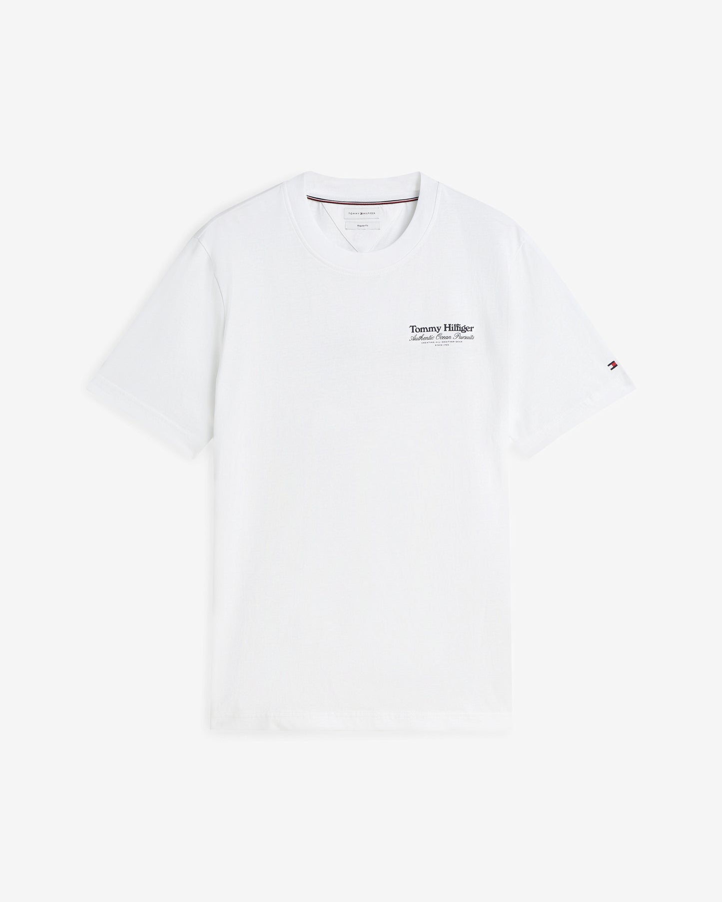 Tommy Hilfiger Nautical Back Graphic Mens T - Shirt - White | CHO | Designer Mens Graphic T - Shirts