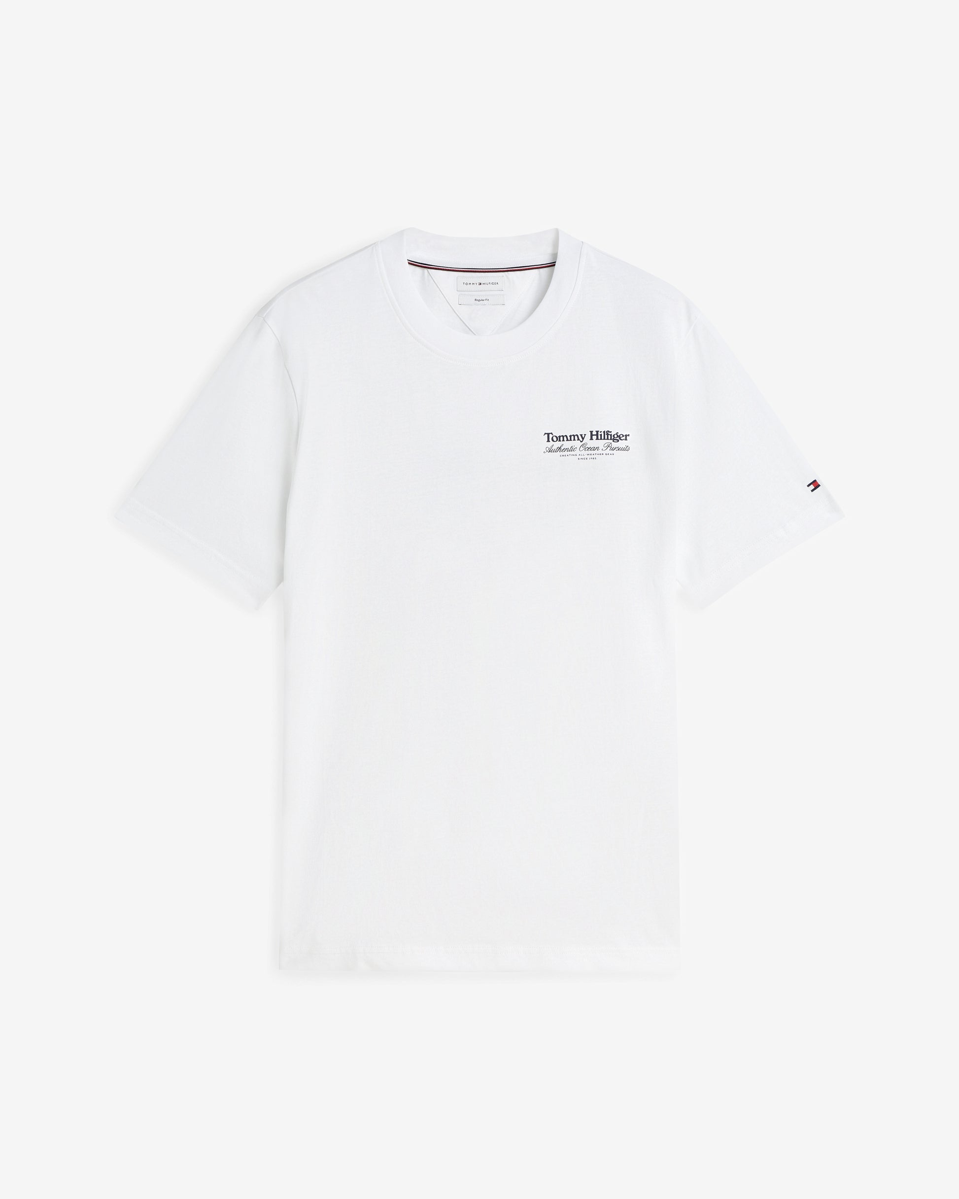 Tommy Hilfiger Nautical Back Graphic Mens T - Shirt - White | CHO | Designer Mens Graphic T - Shirts