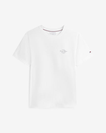 Tommy Hilfiger Nautical Back Photo Mens T - Shirt - White | CHO | Designer Mens Graphic T - Shirts