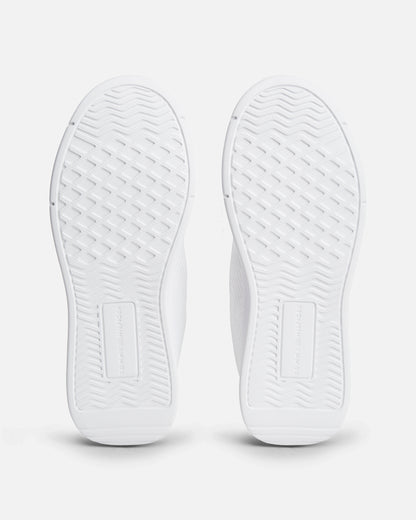 Tommy Hilfiger Lightweight Mens Knit Trainers - White | CHO | Designer Mens Trainers