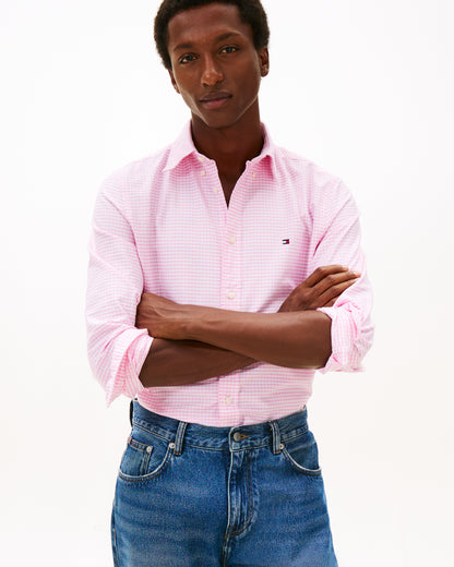 Tommy Hilfiger Heritage Oxford Gingham Mens Shirt - Rose Petal/Check