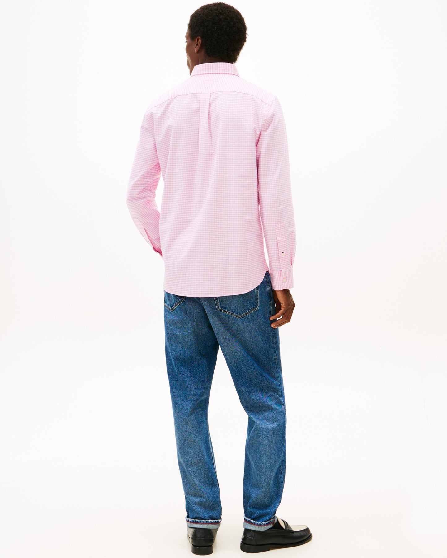 Tommy Hilfiger Heritage Oxford Gingham Mens Shirt - Rose Petal/Check