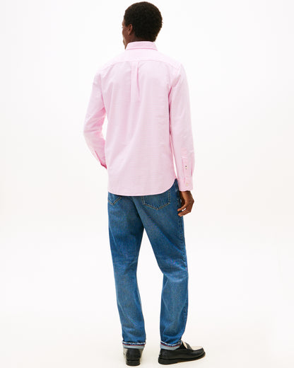 Tommy Hilfiger Heritage Oxford Gingham Mens Shirt - Rose Petal/Check