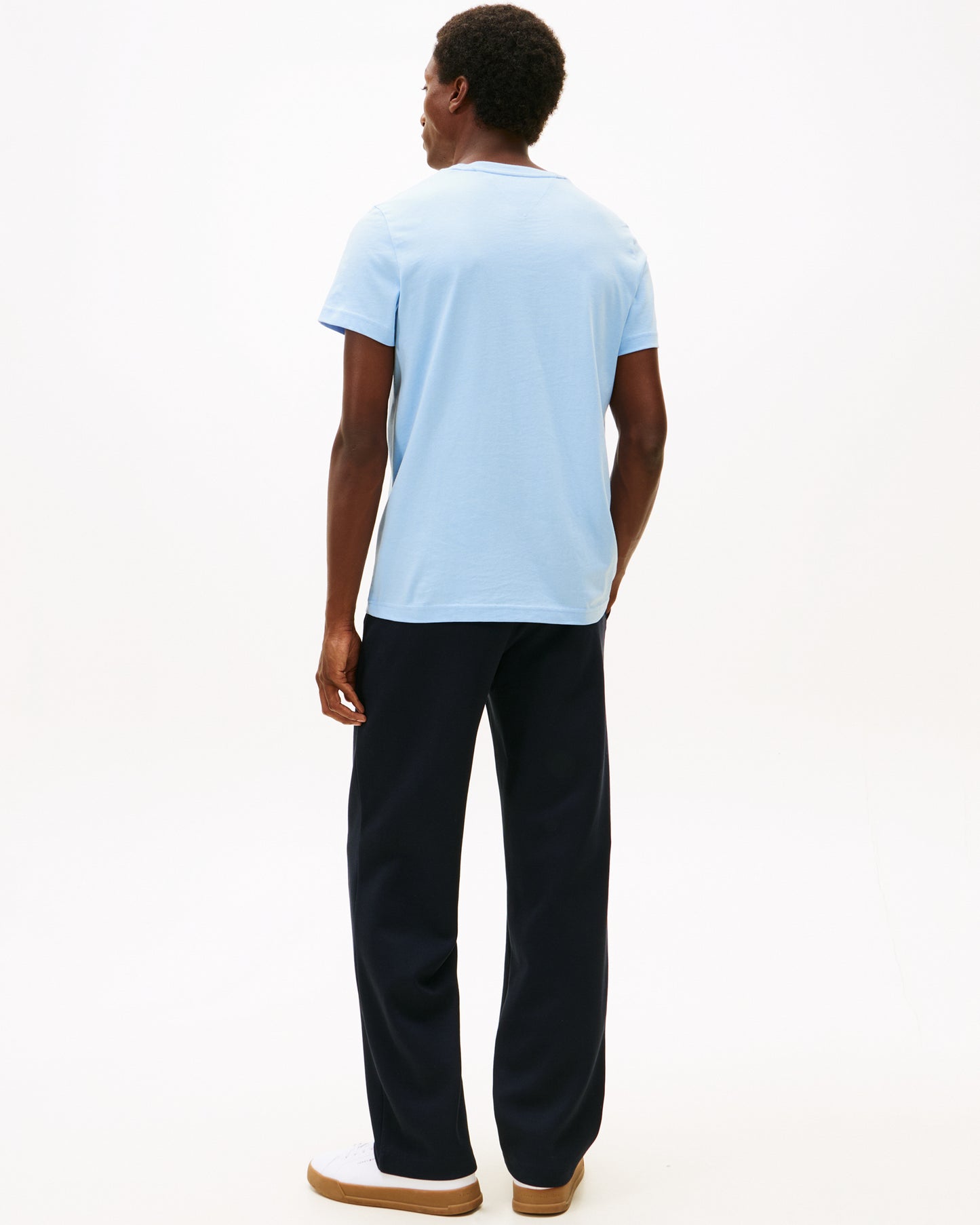 Tommy Hilfiger Tommy Logo Basic Mens T-Shirt - Well Water