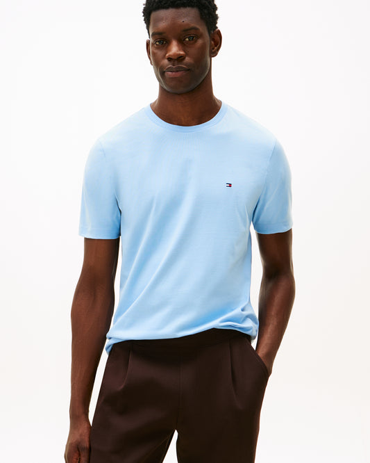 Tommy Hilfiger Essential Seasonal Regular Fit Solid Mens T-Shirt - Well Water