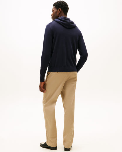 Tommy Hilfiger Essential Cotton Mens Hoodie - Desert Sky
