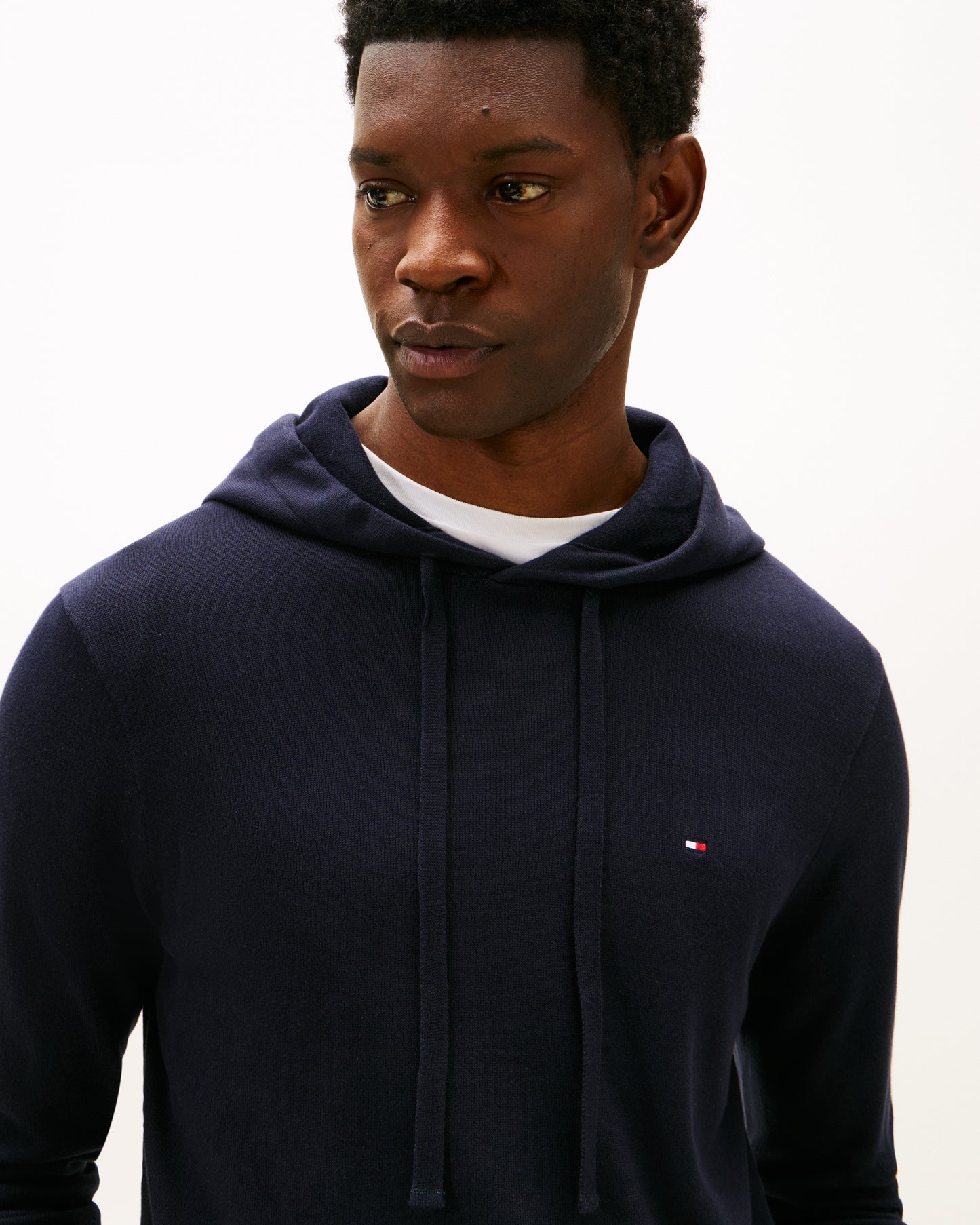 Tommy Hilfiger Essential Cotton Mens Hoodie - Desert Sky