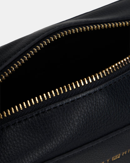 Tommy Hilfiger Logo Womens Camera Bag - Space Blue - CHO - Designer Womens Shoulder Bag