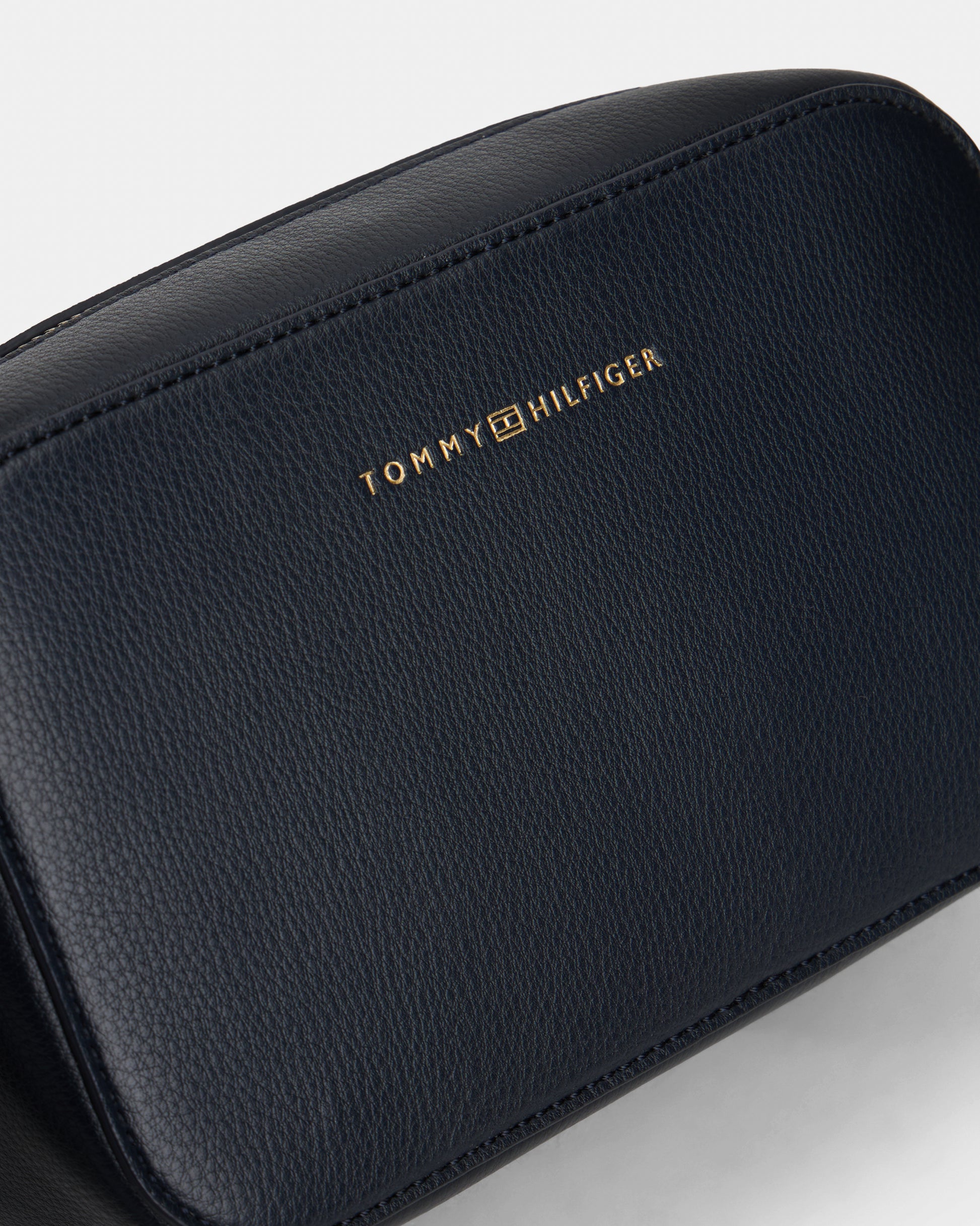 Tommy Hilfiger Logo Womens Camera Bag - Space Blue - CHO - Designer Womens Shoulder Bag