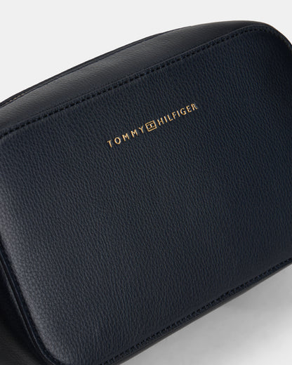 Tommy Hilfiger Logo Womens Camera Bag - Space Blue - CHO - Designer Womens Shoulder Bag