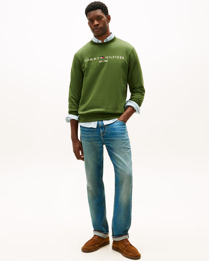 Tommy Hilfiger Tommy Logo Mens Sweatshirt - Mountain Pine