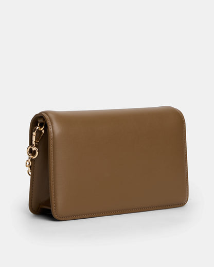 Tommy Hilfiger Heritage Womens Clutch - Nordic Taupe - CHO - Designer Womens Shoulder Bag