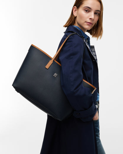 Tommy Hilfiger Monoplay Womens Tote Bag - Space Blue | CHO | Designer Womens Tote Bags