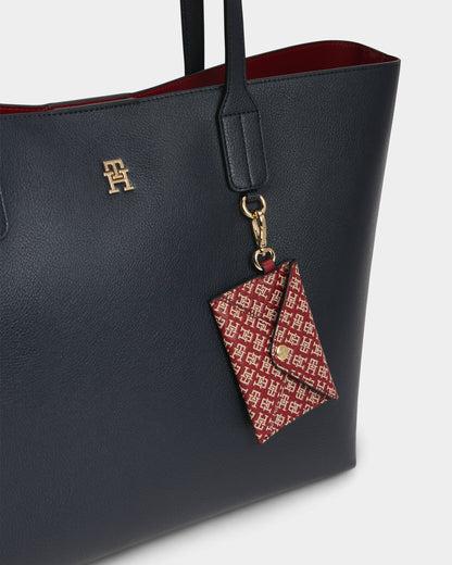 Tommy Hilfiger TH Icon Womens Tote Bag - Space Blue | CHO | Designer Womens Tote Bags
