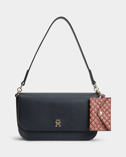 Tommy Hilfiger TH Icon Convertible Womens Crossover Bag - Space Blue | CHO | Designer Womens Crossover Bags