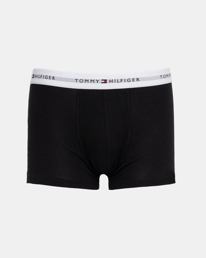 Tommy Hilfiger 3-Pack Logo Waistband Mens Trunks in White