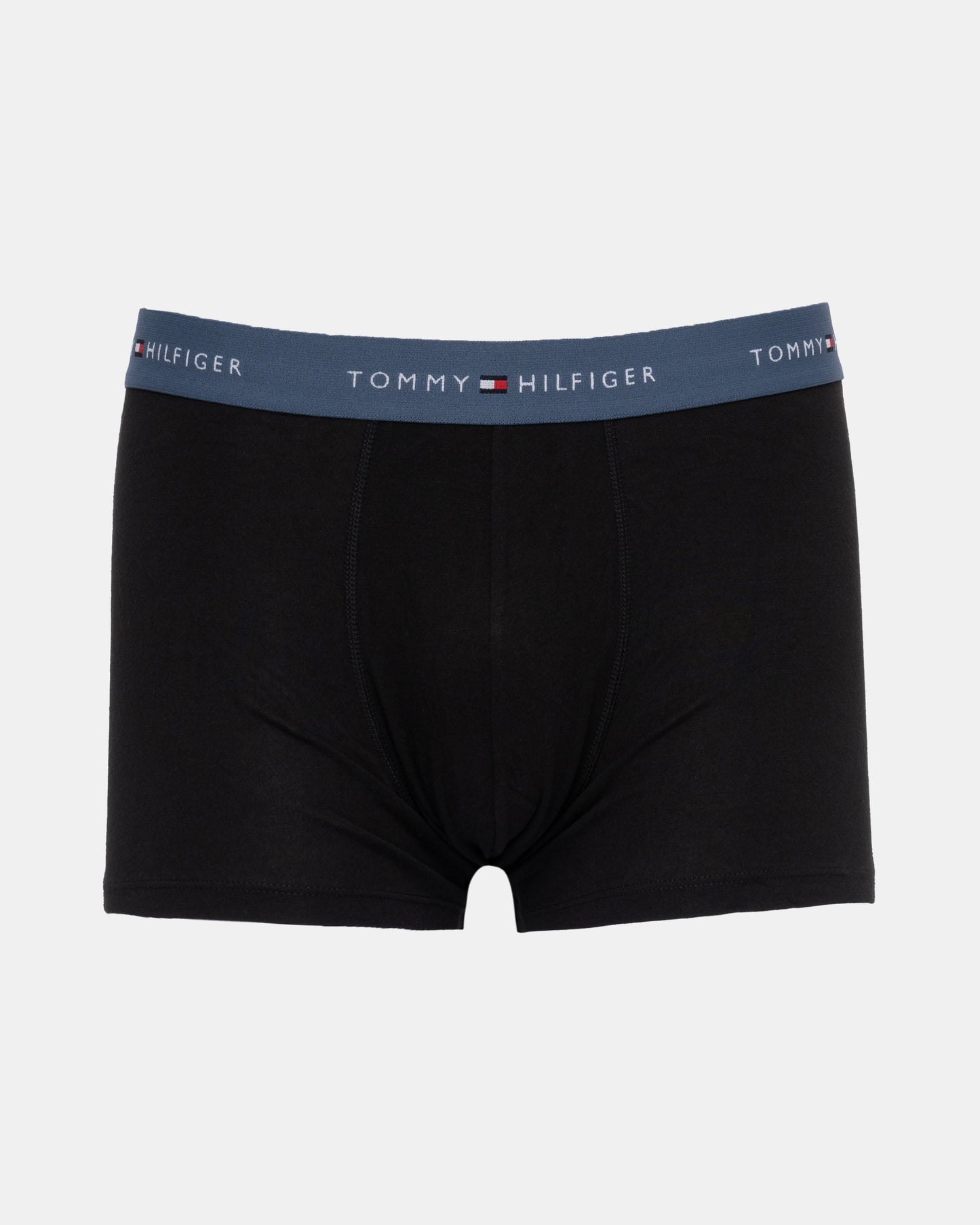 Tommy Hilfiger 3-Pack Logo Waistband Mens Trunks in Blue