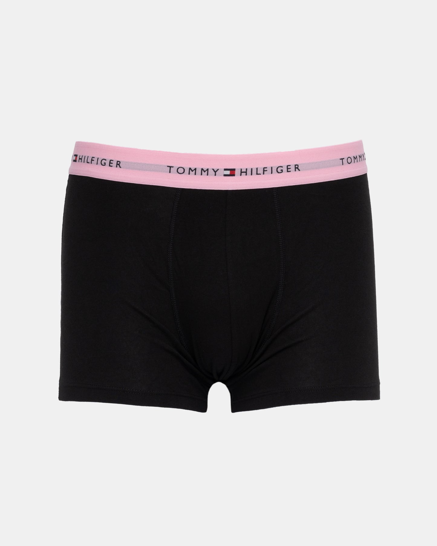 Tommy Hilfiger 3-Pack Logo Waistband Mens Trunks in Pink