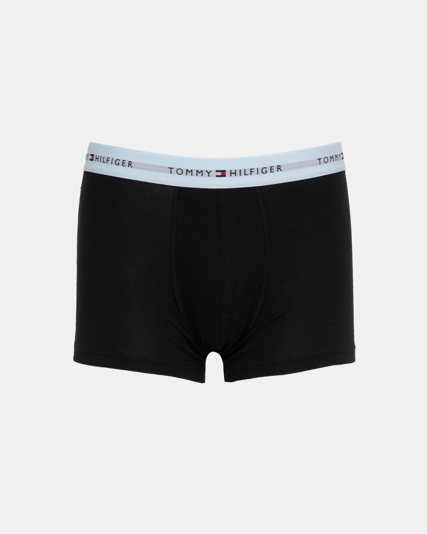 Tommy Hilfiger 3-Pack Logo Waistband Mens Trunks in Light Blue