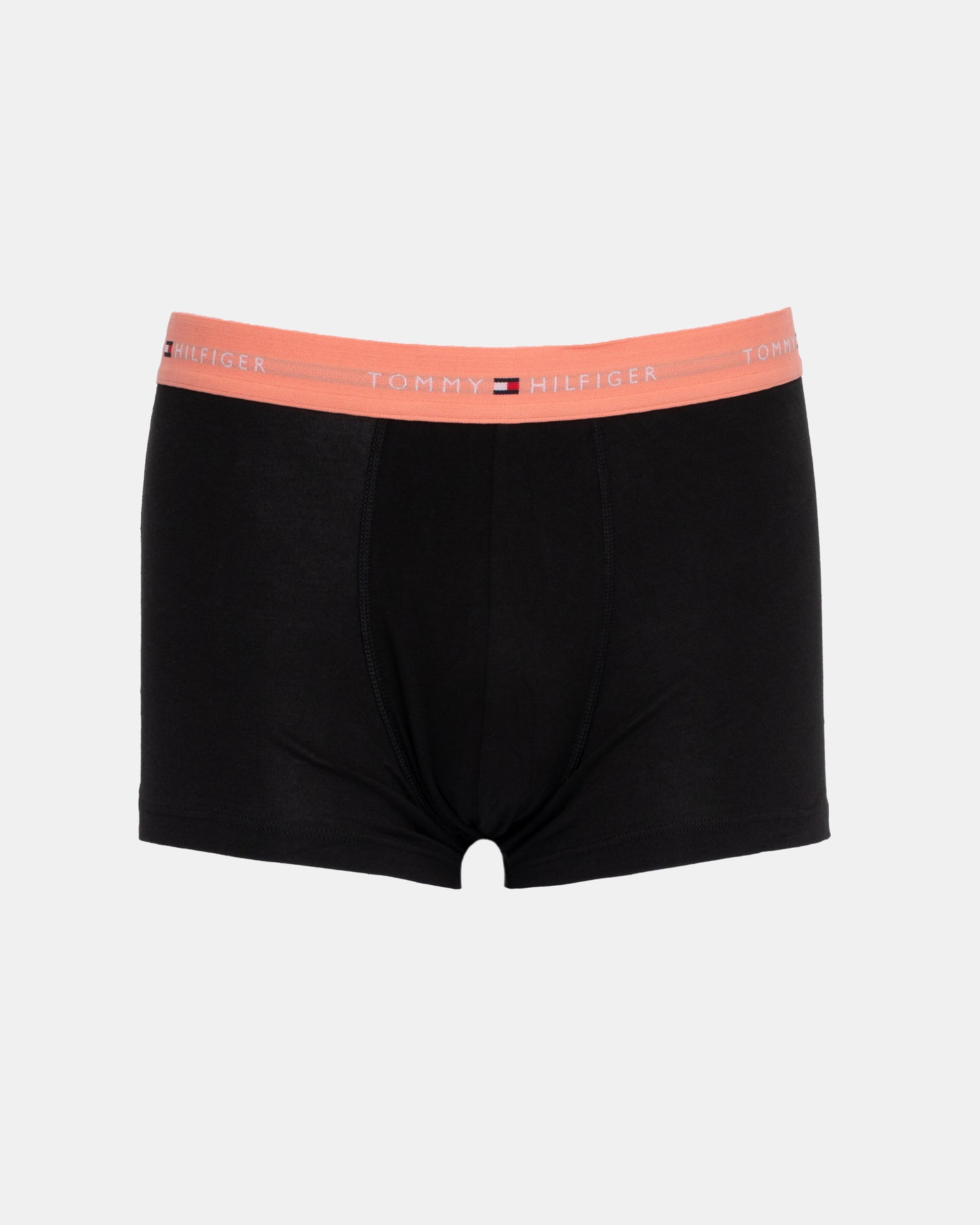 Tommy Hilfiger 3-Pack Logo Waistband Mens Trunks in Peach