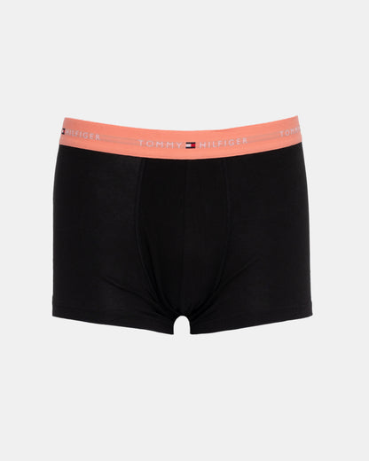 Tommy Hilfiger 3-Pack Logo Waistband Mens Trunks in Peach