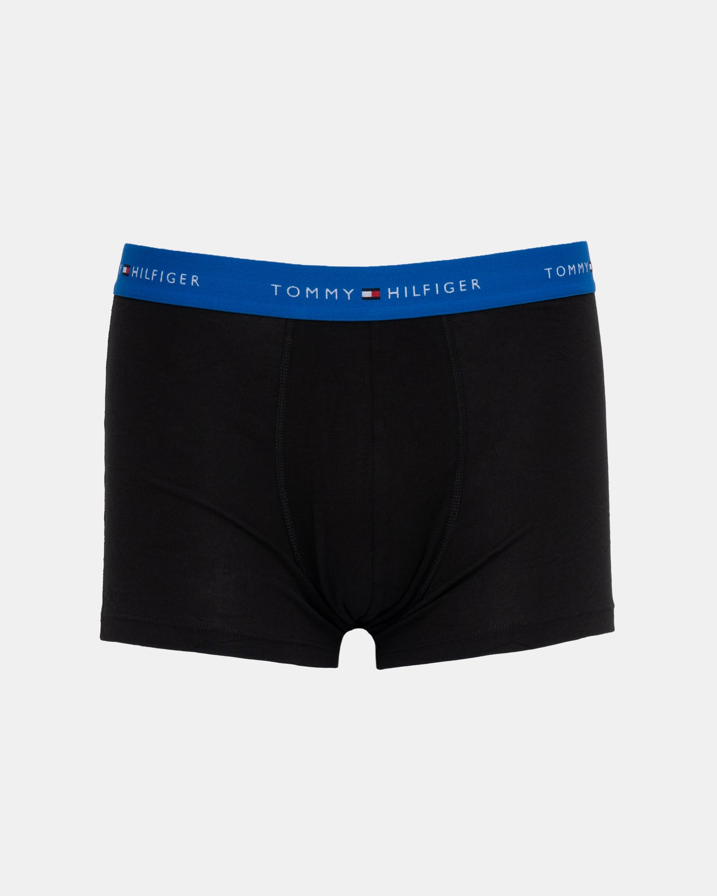 Tommy Hilfiger 3-Pack Logo Waistband Mens Trunks in Blue