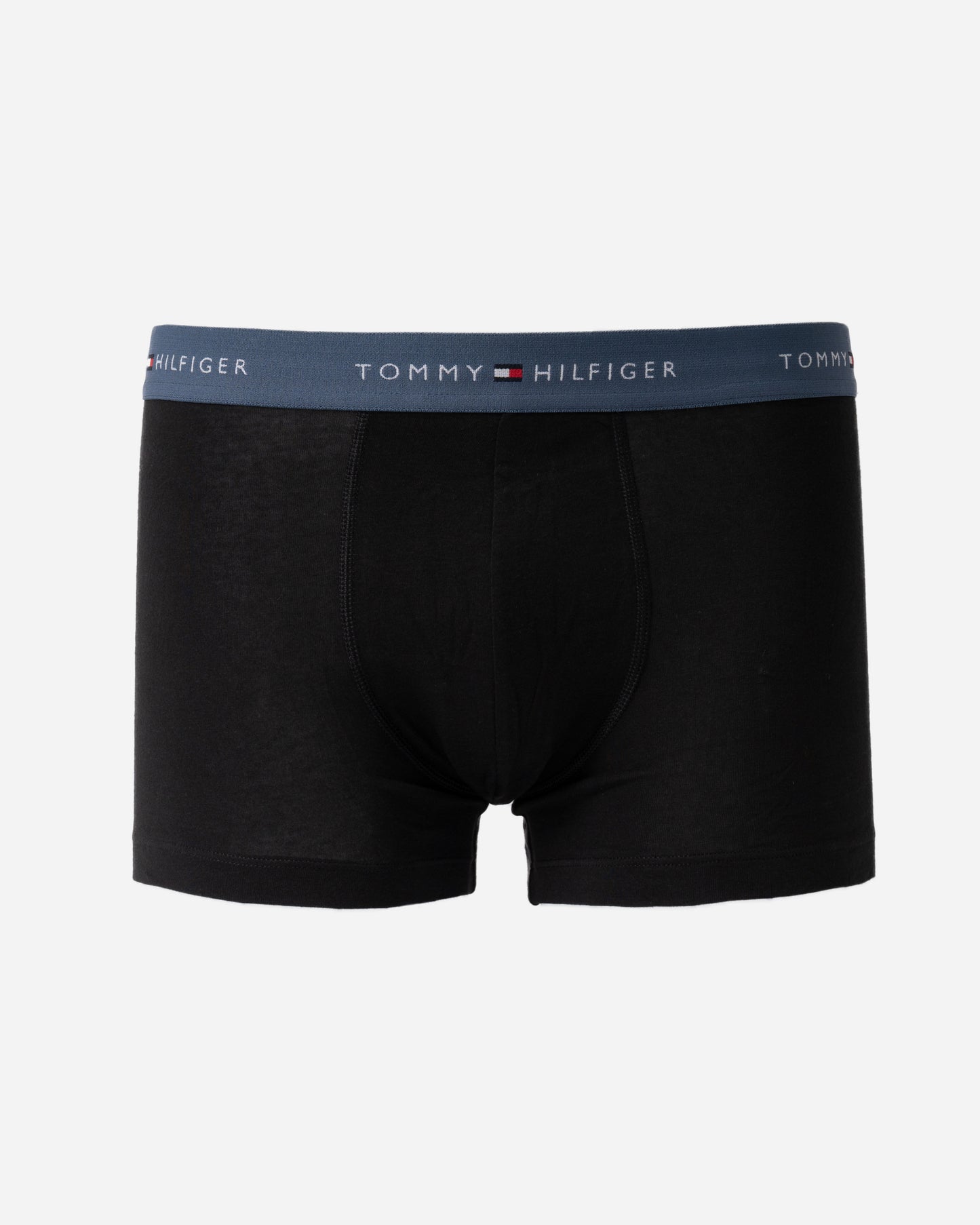 Tommy Hilfiger Logo Waistband Mens Trunks in blue