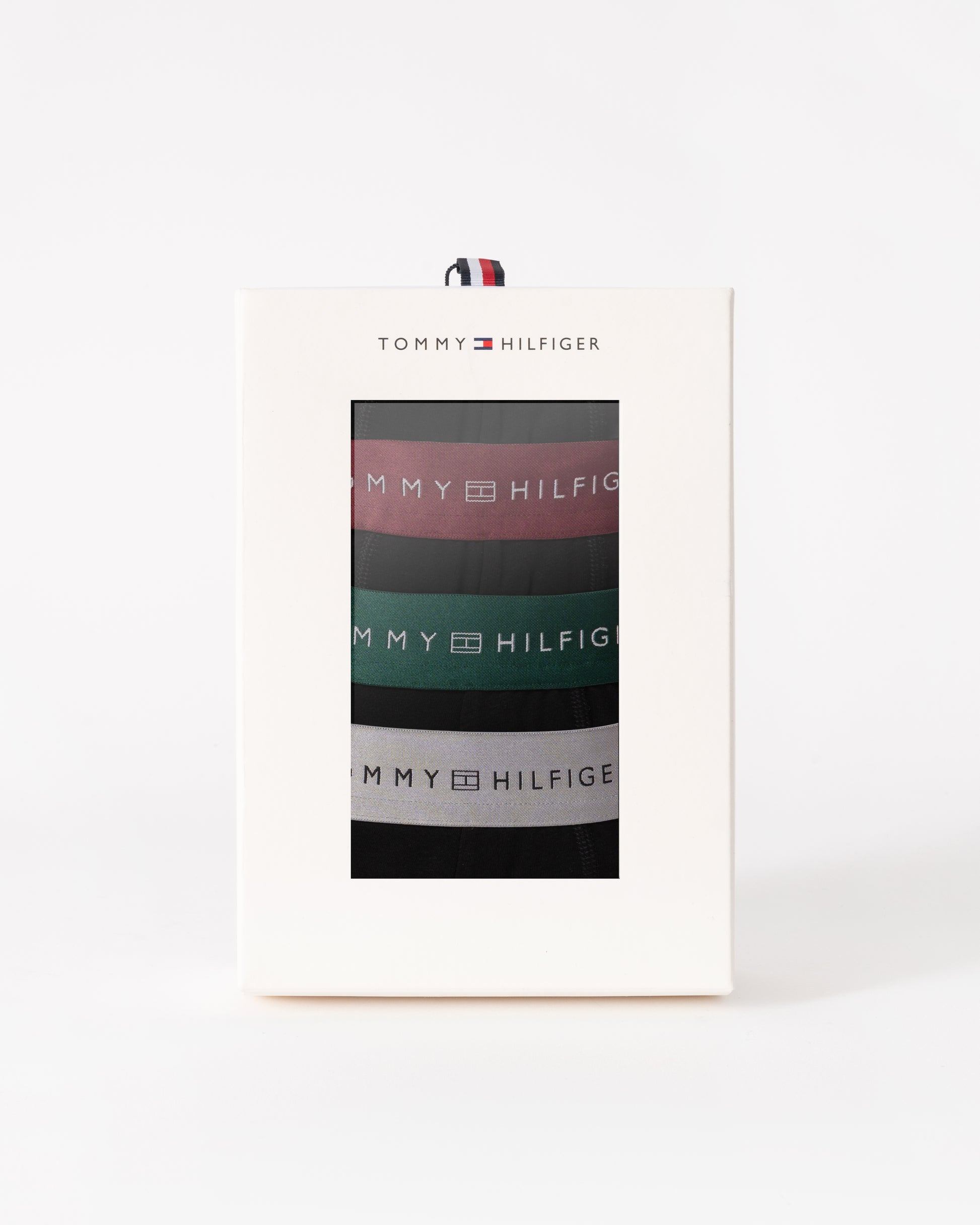 Tommy Hilfiger 3 Pack Metallic Waistband Mens Trunks