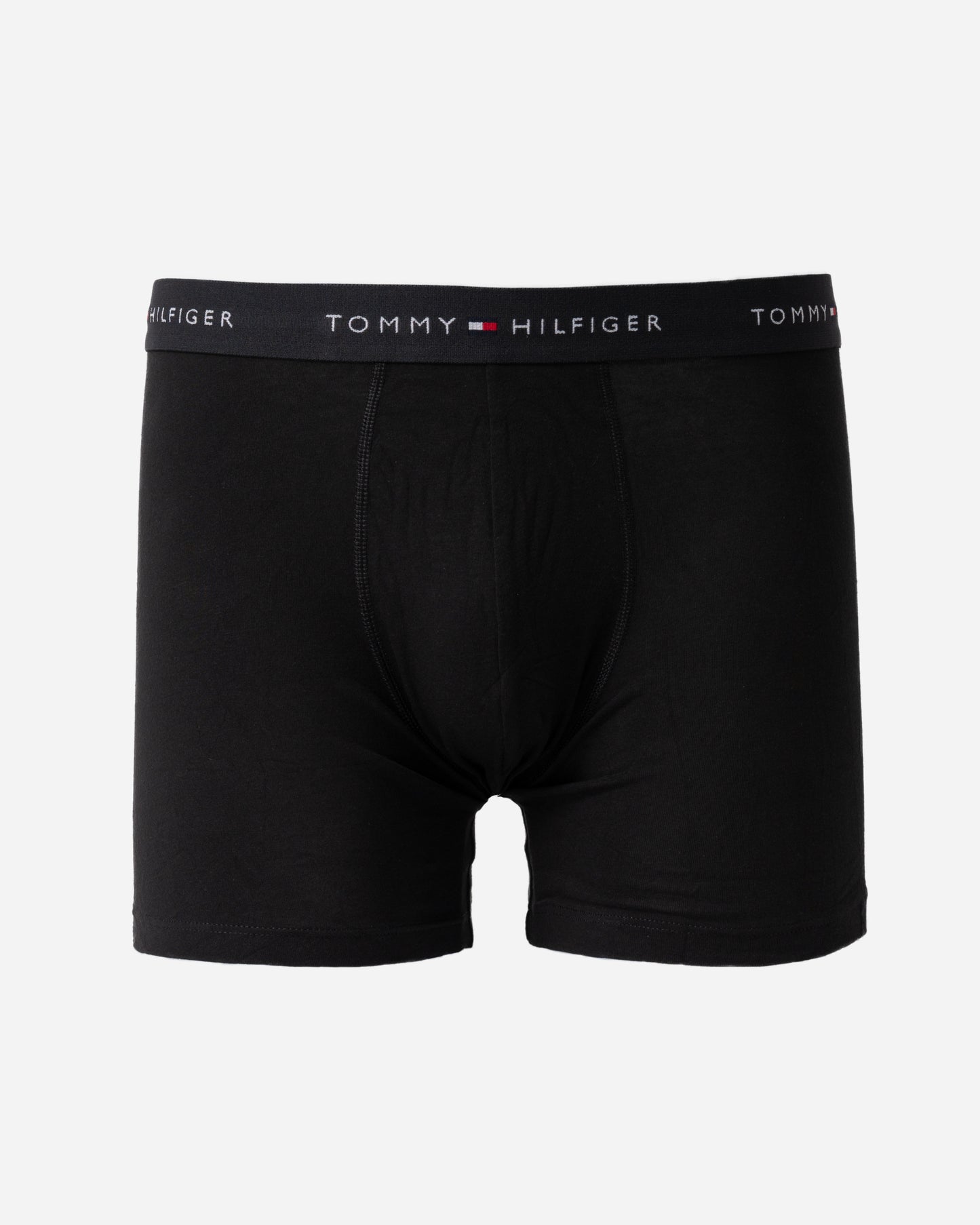 5-Pack of Tommy Hilfiger Logo Waistband Mens Boxer Briefs in Black