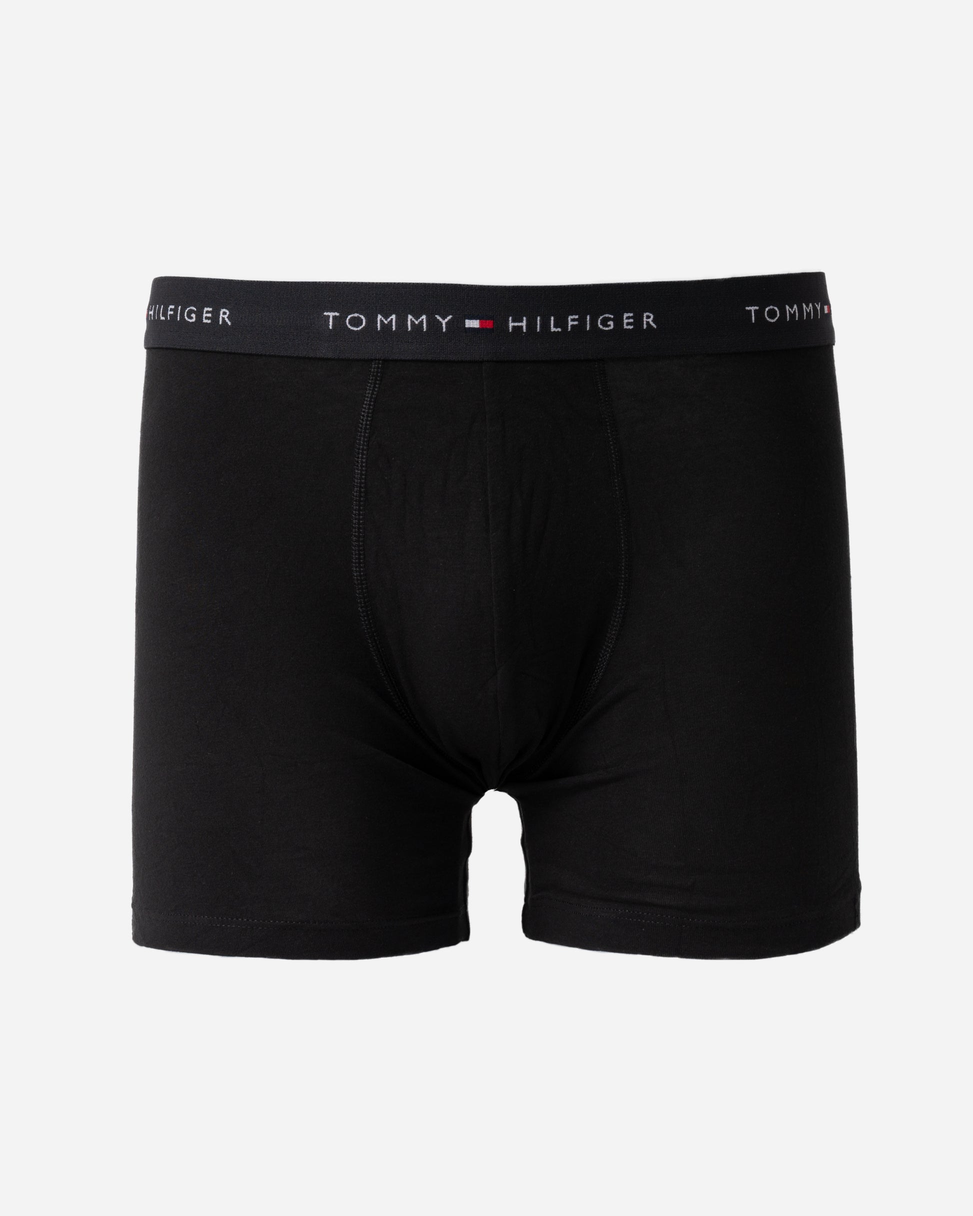 5-Pack of Tommy Hilfiger Logo Waistband Mens Boxer Briefs in Black
