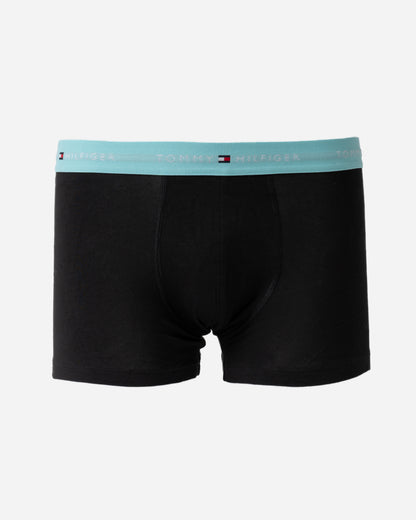 Tommy Hilfiger 5-Pack Logo Waistband Mens Trunks in Blue