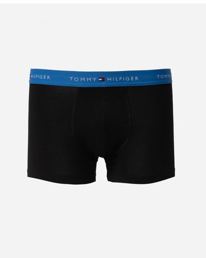 Tommy Hilfiger 5 Pack Mens Waistband Trunks - B-Blue/Brown/White/Orange/Green